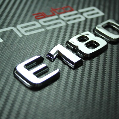 Mercedes E180 Trunk Letter Emblem Badge