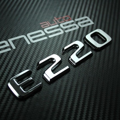 Mercedes E220 Trunk Letter Emblem Badge