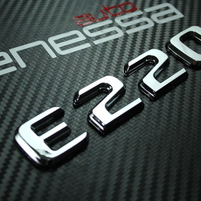 Mercedes E220 Trunk Letter Emblem Badge