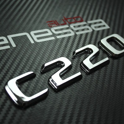 Mercedes C220 Trunk Letter Emblem Badge