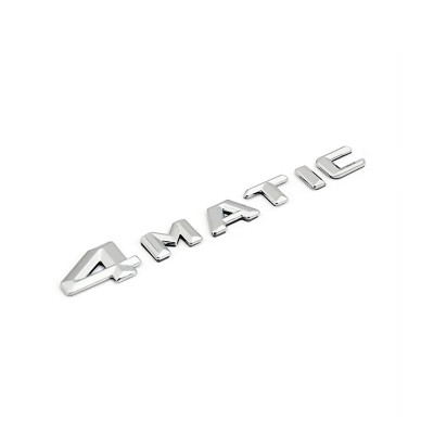 Mercedes 4MATIC Bagaj Yazısı Amblem Logosu